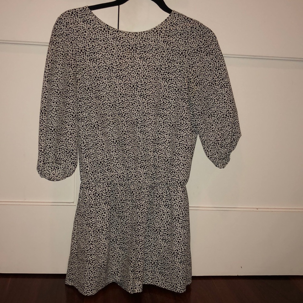 Black and white romper ZARA
